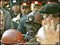 Zachráněný horník (ilustrační foto)