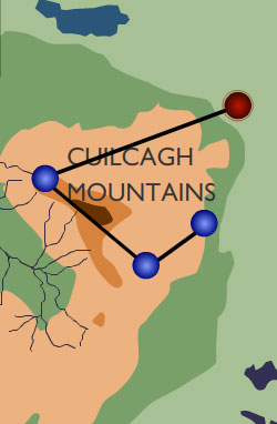 Cuilcagh Mountain map