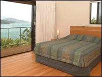 Quarto da casa na ilha Hamilton. Foto: Governo de Queensland