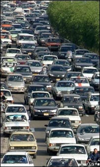 خودروها در تهران