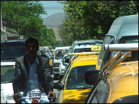 ترافيک سنگين در کابل