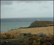 Prawle Point, viewed across fields