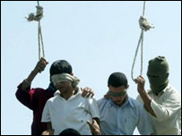 اعدام مجرمان در ایران