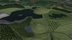 Computer generated aerial view of Fife Earth Project.