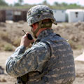 Soldier serving in Iraq
