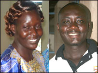 Alice Omondi and David Asante