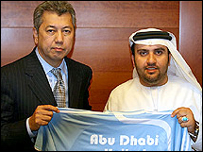 Đại diện Man City và tập đoàn Abu Dhabi United 