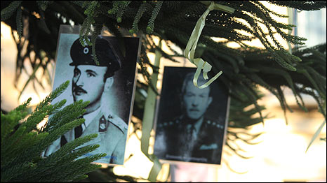 Fotografías de víctimas del conflicto