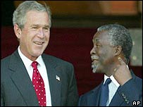 Thabo Mbeki e George W.Bush