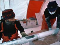 Antarktika'daki bilimadamları