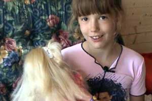 Jade is already thinking about buying a new doll she saw in the shops.