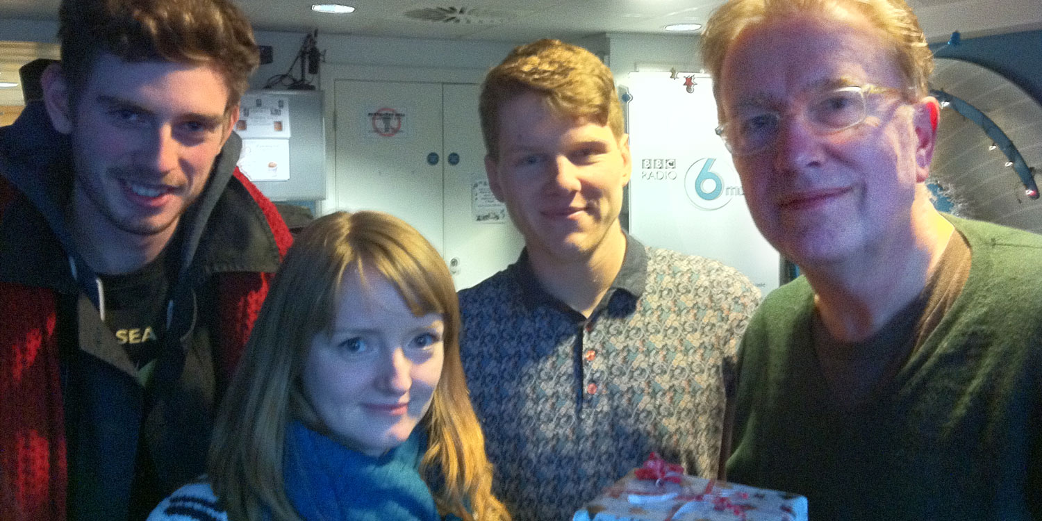 TR with Christmas compilation guests Glenn, Paul and Lynn