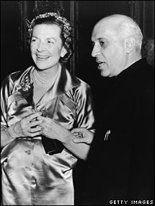 Edwina Mountbatten and Jawaharlal Nehru