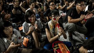 香港反国教示威