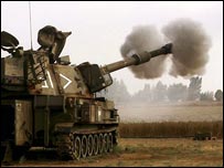 ग़ज़ा में इसराइली टैंक