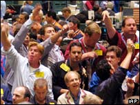 Obchodníci s ropou na newyorské burze