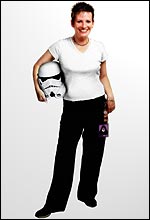 Sky and a stromtrooper helmet