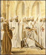 A knight joins the Templars