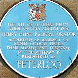 Blue memorial plaque