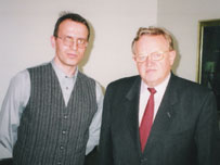 Ish-presidenti finlandez Marti Ahtisaari dhe Ragip Luta i BBC-së