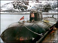 Tàu ngầm Kursk của Nga