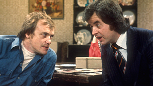 James Bolam and Rodney Bewes as Terry and Bob in Whatever Happened to the Likely Lads