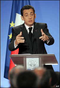 Nicolas Sarkozy, presidente francês