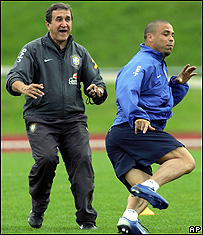 Carlos Alberto Parreira e Ronaldo