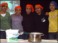 Langar volunteers