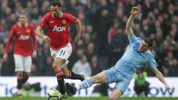 Ryan Giggs and Gareth Barry