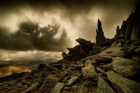 Castell y Gwynt, Glyder Fach, Snowdonia by Paul Robinson