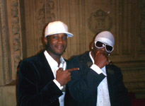 Twin with R Kelly at the MOBOs