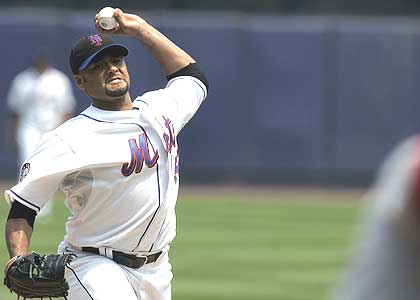 Johan Santana en acción
