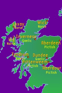 map of Scotland