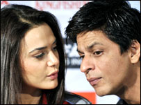 शाहरुख़ और प्रीतिज़िंटा