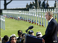 George W. Bush discursa nas comemorações do Dia D