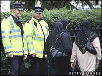 英国穆斯林与警察