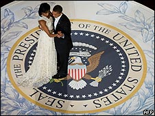 Junto a su esposa, Michelle