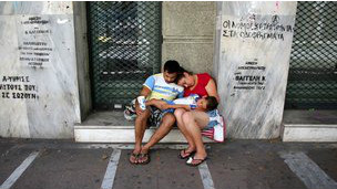 Gia đình vô gia cư ở Hy Lạp