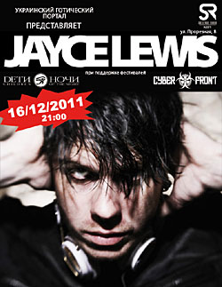 Poster for Jayce Lewis' concert in Kiev