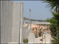 A barreira israelense em Belém