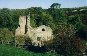Wharram Percy church