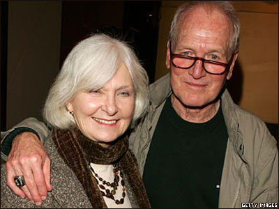 در کنار همسرش وودوارد