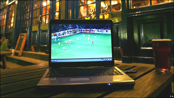 Ukraine-England on the internet 