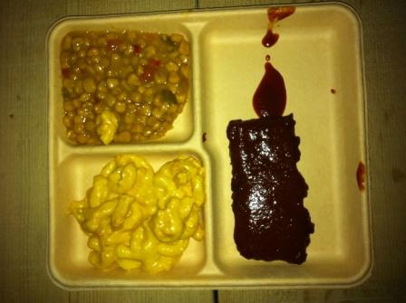 A US Marine Corps dinner also known as a MRE or Meals, Ready to Eat