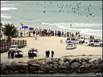 Miami Beach logo após o acidente