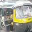Umaru Fofana in a motor rickshaw