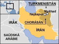 Mapa Iránu