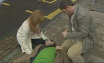 Duncan collapsed in the street