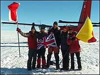 Team at South Pole